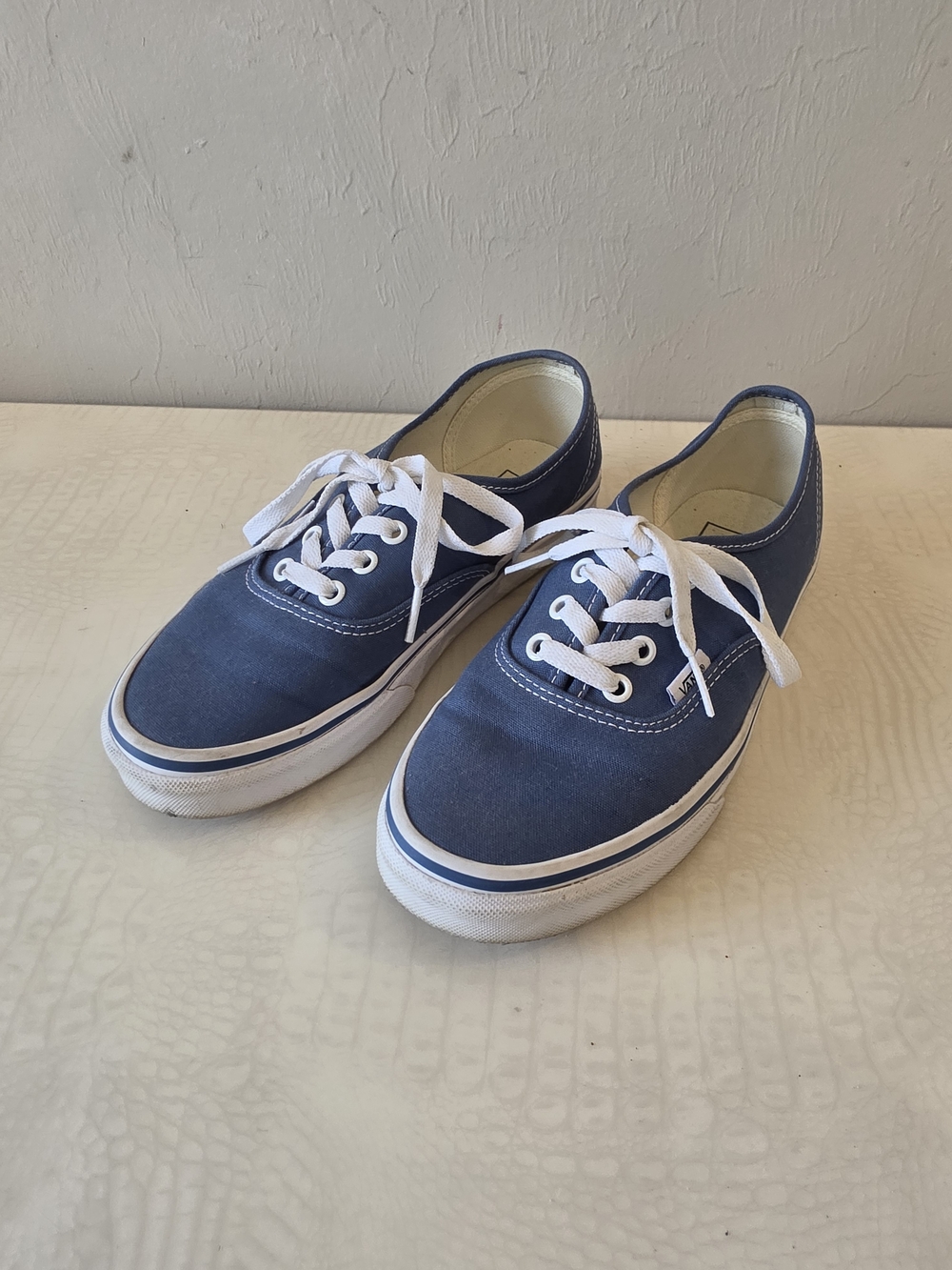 Vans Authentic Blue Canvas Low Top Sneakers Women’s Size 7